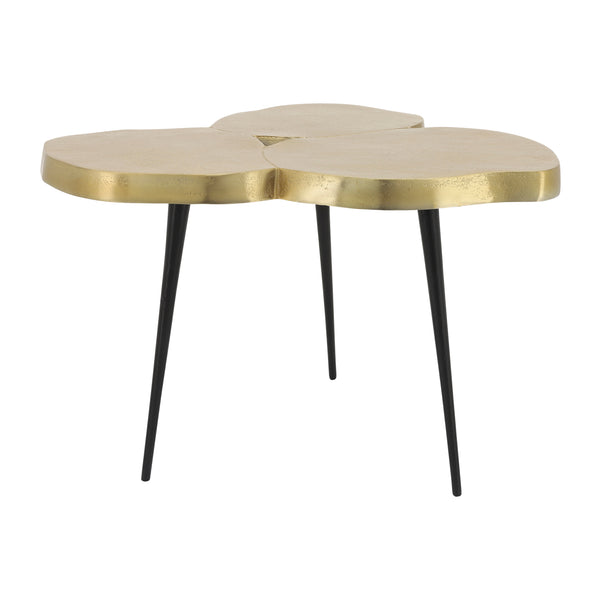Metal, Stump Design Accent Table, Gold image
