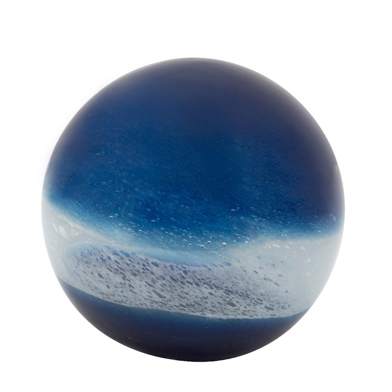 Glass, 6" Orb, Blue image