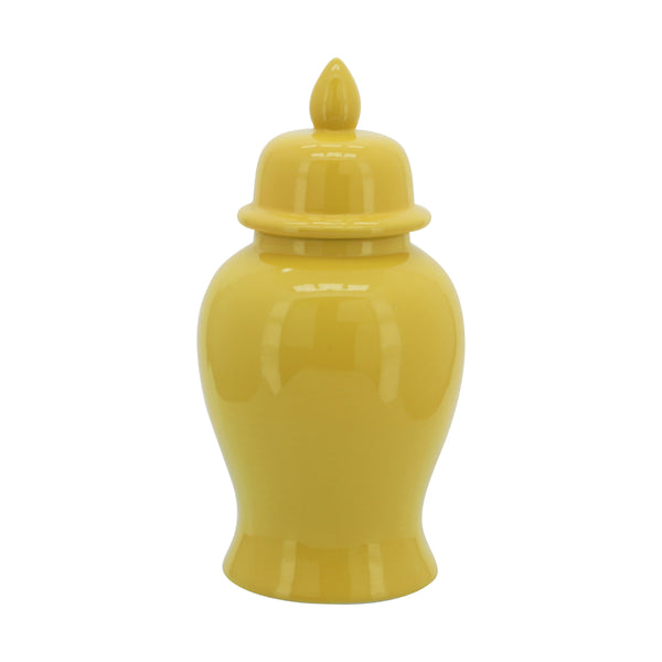 14" Temple Jar, Yellow image