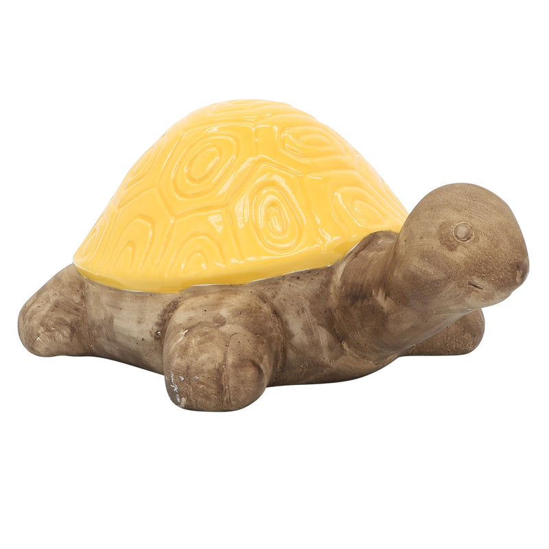 Cer, 13" Tortoise Deco, Yellow image