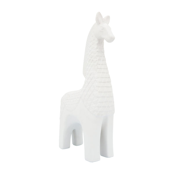 Porcelain, 17" Llama, White image