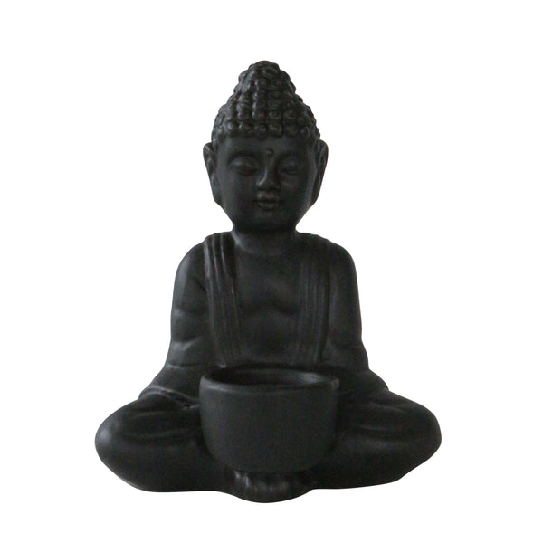 6" Mini Buddha, Black image