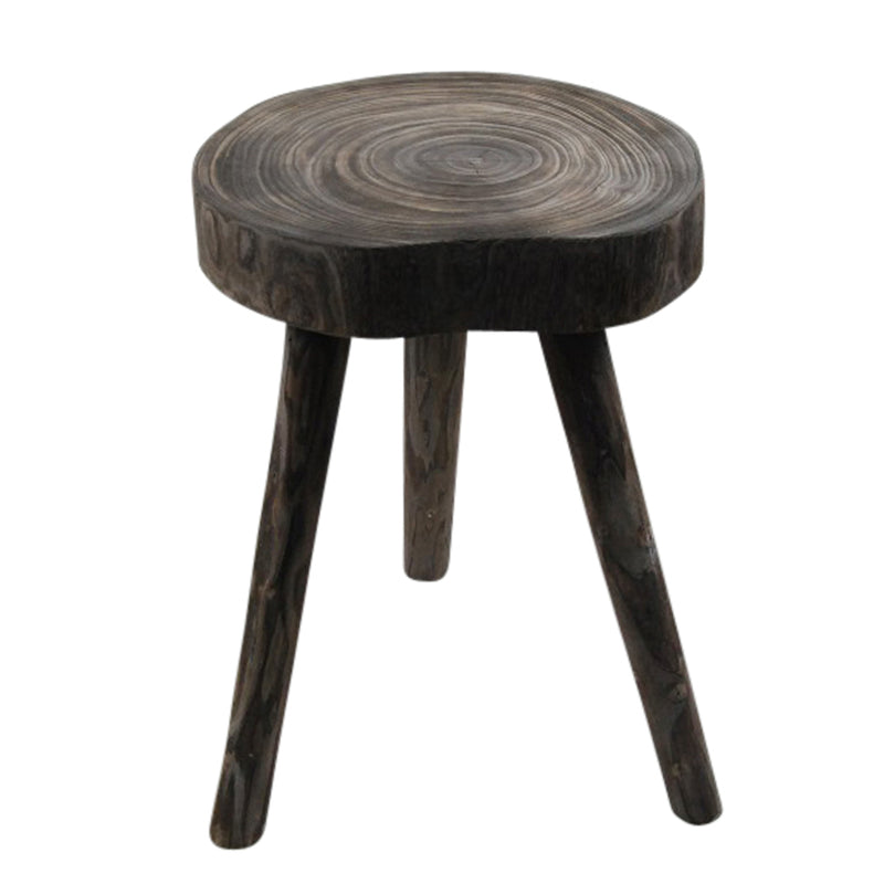 Wooden 24" Accent Table, Gray Kd image