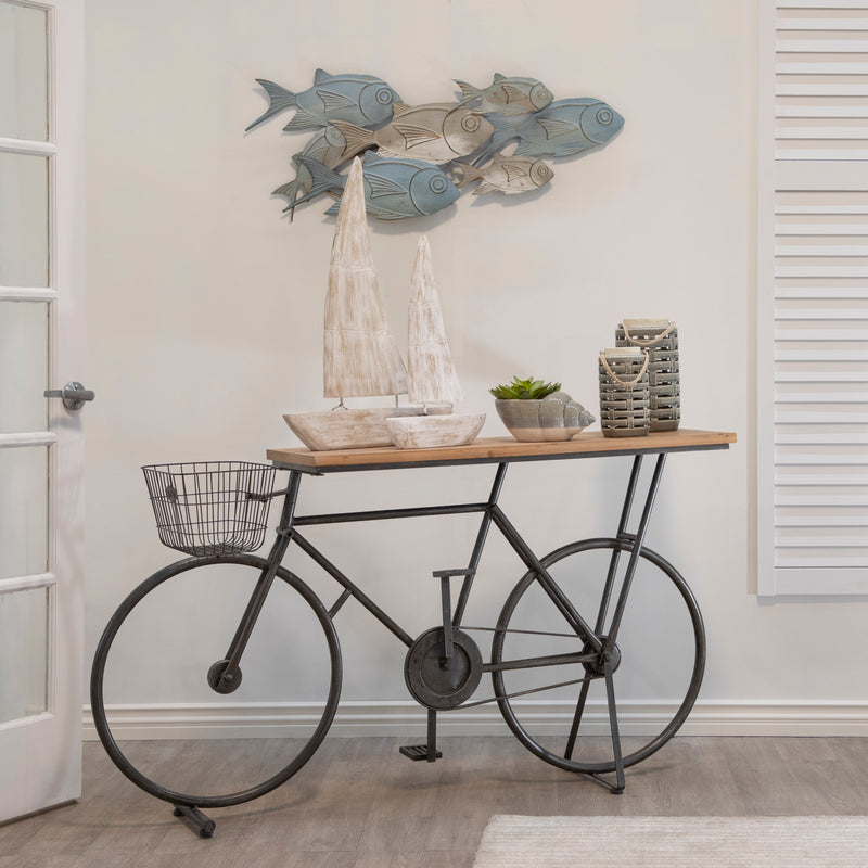 Bicycle Console Table, Charcoal image