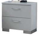 New Classic Sapphire 2 Drawer Nightstand in White B2643-040 image