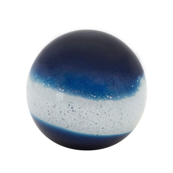Glass, 5" Orb, Blue image
