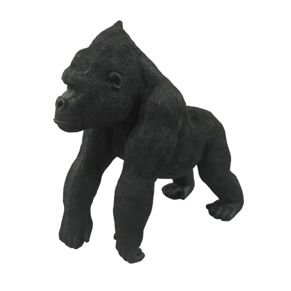 Polyresin 10" Gorilla, Black image