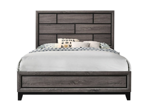 FULL AKERSON GREY BED FRAME
