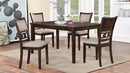 60' GIA DINING TABLE SET 5PC CHERRY