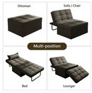 Convertible Chair 4 in 1 Multi-Function Folding Ottoman