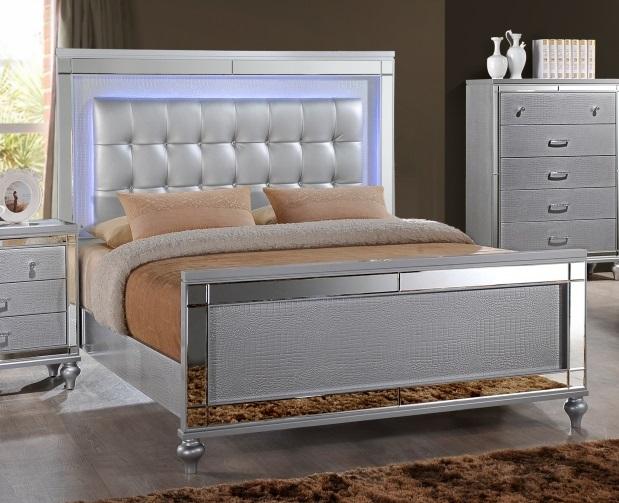 New Classic Furniture Valentino Youth Full Bed in Silver image