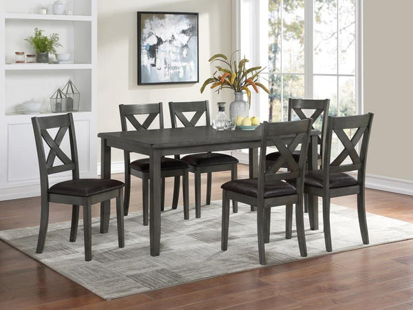 URS-1590 7PC PALM SPRING DINING TABLE SET