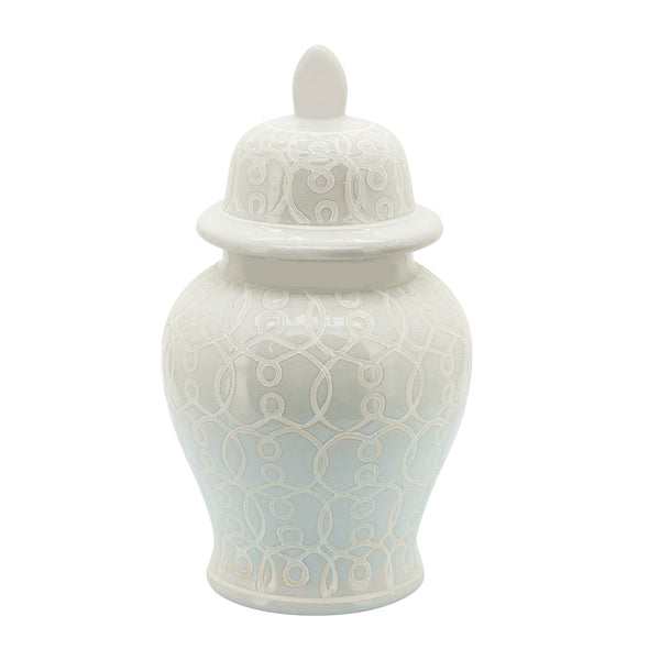 10" Temple Jar, Ivory image