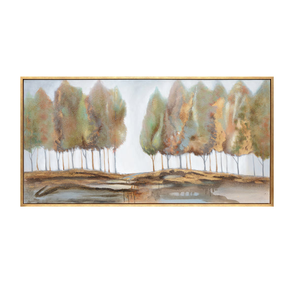 32x62, Trees Oil Painting, Multi image