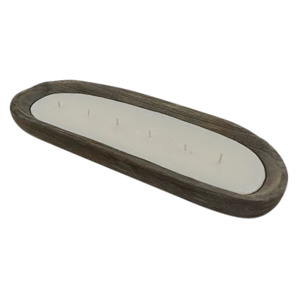 Wood, 18" Scented Candle Tray,  Gray 19oz image