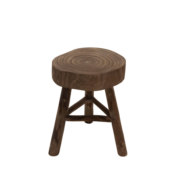 Wood 16"h Accent Table, Brown image