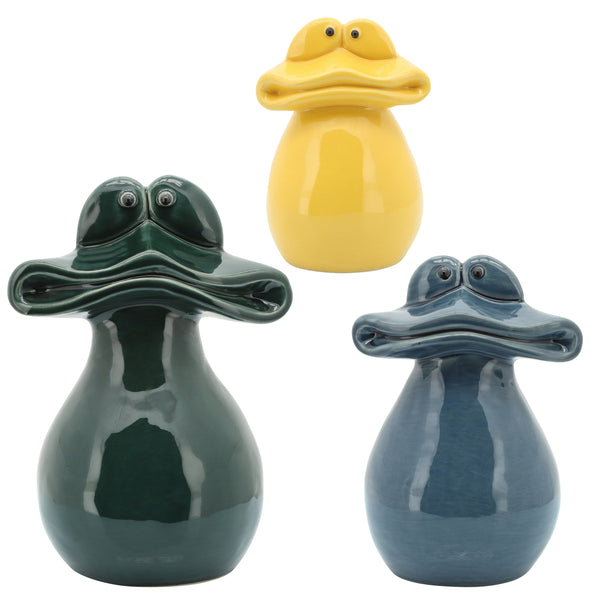 S/3 6/8/10"h  Frog Table Accent, Multi image
