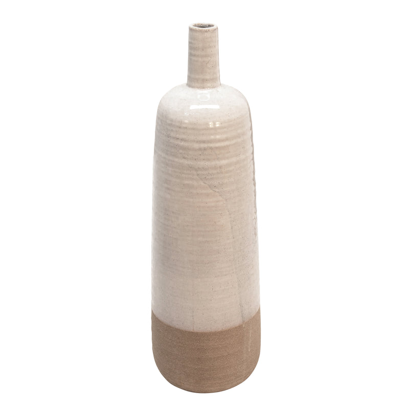 24" 2-tone Vase, Ivory image