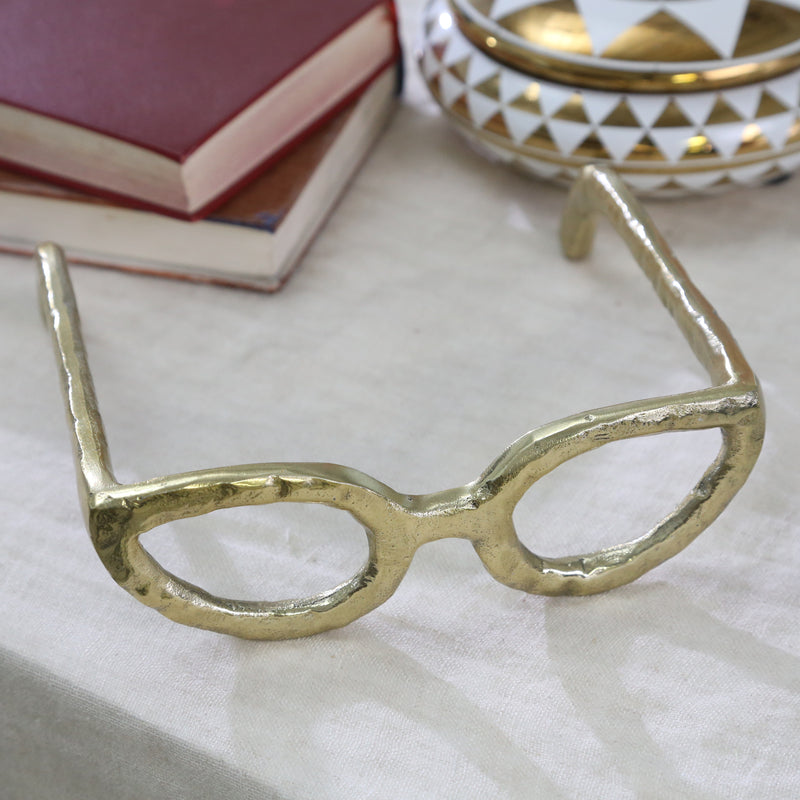 Gold Glasses Sculpture image