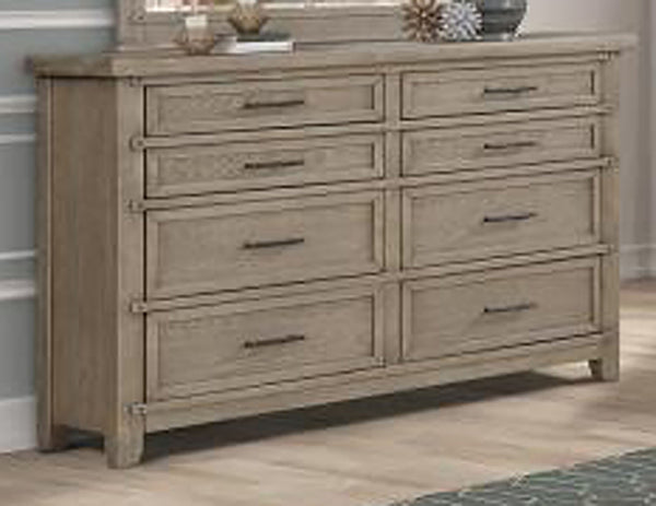 New Classic Furniture Fairfax 8 Drawer Dresser in Driftwood B704W-050 image