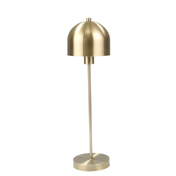 Metal 25" Mushroom Table Lamp,gold image